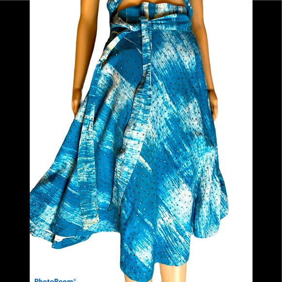 Vintage Lila Bath circle skirt and top size 14 - Picture 6 of 16